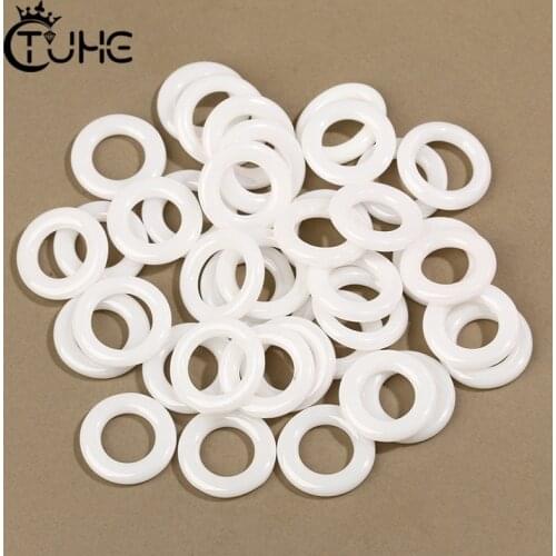 Ceramic Round Circle Accessories Jewelry Findings Accessories For Bracelet Necklace Earrings Waterproof Jewelry Making Wholesale