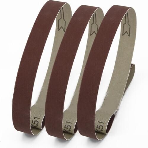 15Pcs 15x762mm Polishing Sanding Belts Grinding Machine Sandpaper Abrasive Bands Sander Grinding Polishing Tools