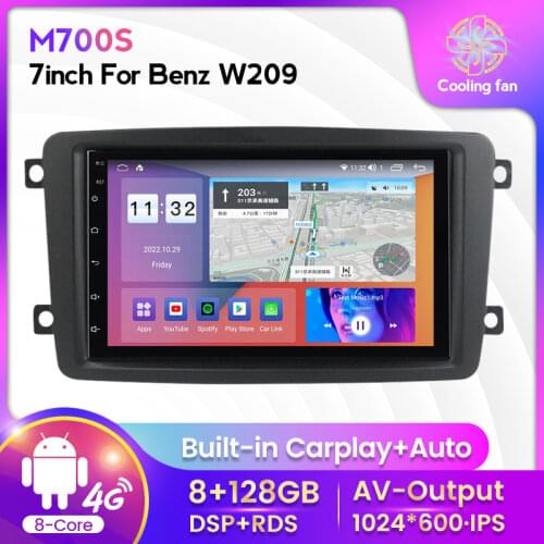 MEKEDE Android 10.0 Car Multimedia Player For W203 Mercedes Benz Vito W639 W168 Vaneo Clk W209 W210 M/ML GPS navi Audio carplay