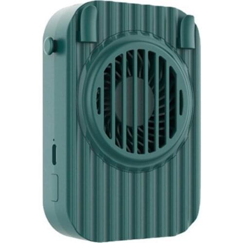 Mini USB Portable Fan Hands-free Neck Fan Rechargeable Battery Small Portable Three Levels Sports Fan Desk Hand Air Conditioner