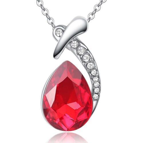 Fashion Princess Collar Pendant Necklace Multicolor AAA Zircon Collar Necklace Engagement Jewelry Accessories For Girlfriend