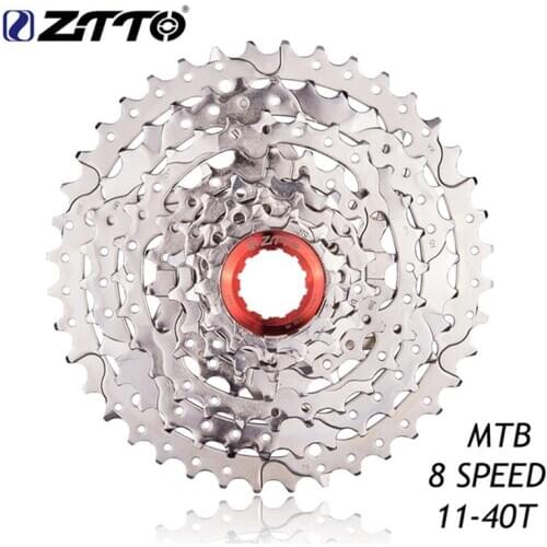 NEW ZTTO 8 s 11-40 T Cassette 8 Velocità Ruota Libera Acciaio Inox Volano Parti di Biciclette per M410 K7 X4 Mountain bici