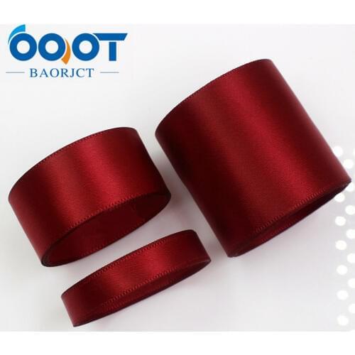 184061,2'',1'',3/8'' 50mm 25mm 10mm 10yards Solid color satin ribbon,DIY handmadeHair accessories Material wedding gift wrap