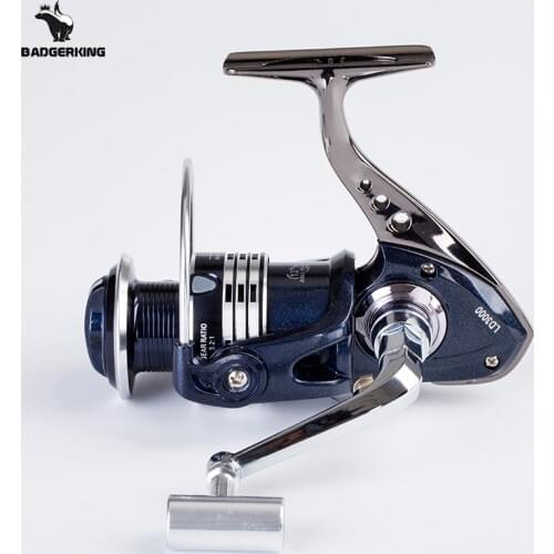 Saltwater proof surf fishing reel with full metal spool handle and feet 12 ball bearings fishing reel for beach fishing