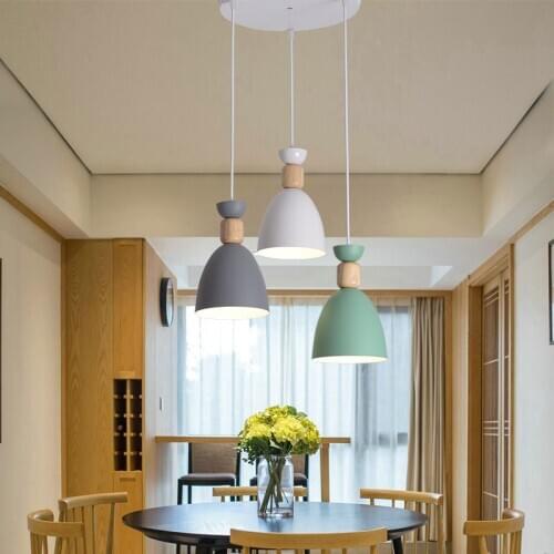 Nordic led glass ball hanging lights kitchen dining bar pendant lights modern led chandelier living room lights livingroom