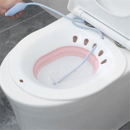 Foldable Wash Basin Pregnant Bidet Older Hip Bathtub Flusher Hemorrhoids Patients Nursing Bowl Women Buttocks Cleaning Basin