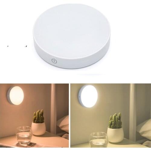 Led night light,Rechargeable Battery Operated LED Tap Lights, Touch Dimmer Wall Lamps,two color mode 4000k/6000k