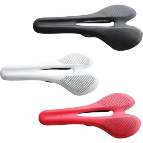 Bicycle Saddle Seat Mountain Bike Cushion for Men Skid-proof Soft PU Leather MTB Cycling Saddles Road Bike Seats