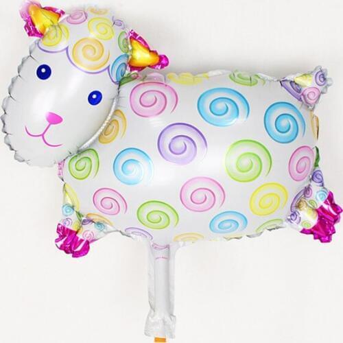 New arrival Mini sheep Foil Balloons Childrens birthday party decor Wholesale wedding marriage room balloons