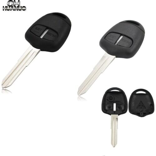 Replacement 2 buttons remote key shell cover for Mitsubishi L200 Montero Pajero Shogun Triton Left/Right Blade MIT8 uncut