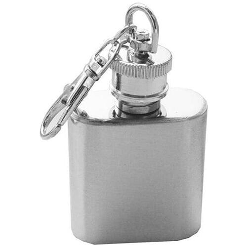 1 oz Mini Pocket Stainless Steel Wine Bottle Whiskey Liquor Hip Flask Screw Cap