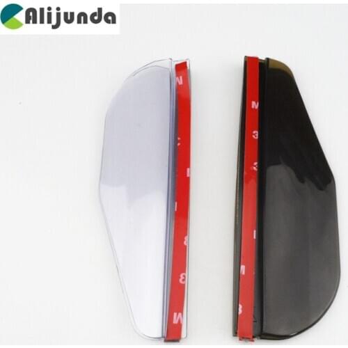 2Pcs Car Rear View Mirror Rain Eyebrow Rain Shield Shade Cover for Geely Vision SC7 MK CK Cross Gleagle SC7 Englon SC3 SC5 SC6