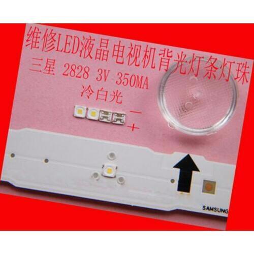 200piece/lot FOR Repair Samsung 32 55-inch LCD TV LED backlight SMD LEDs 2828 3V Cold white light Light-emitting diode