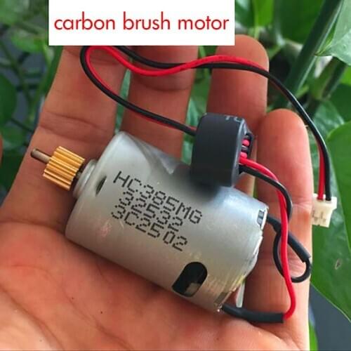 385 Carbon Brush DC Motor with Wire Hight Speed Large Torque Micro Motor DC 1.0-12V 28700rpm 14 Gears, Shaft Dia 2.3mm