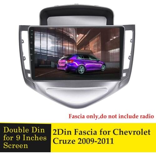 9Inch Car Radio Fascia For Chevrolet Cruze 2009-2011 Fascias Audio Fitting Adaptor Panel Car CD DVD Player Frame Dashboard Bezel