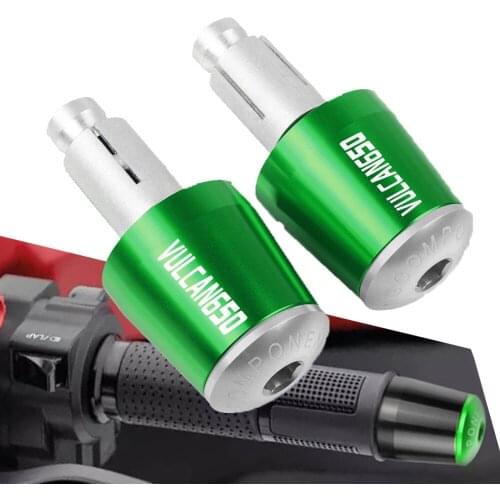FOR KAWASAKI VULCAN 650 2006 2007 2008 2009 2010 2011 2012 2013-2020 Motorcycle 7/8'' 22MM CNC Handlebar End Moto Grip Ends Plus