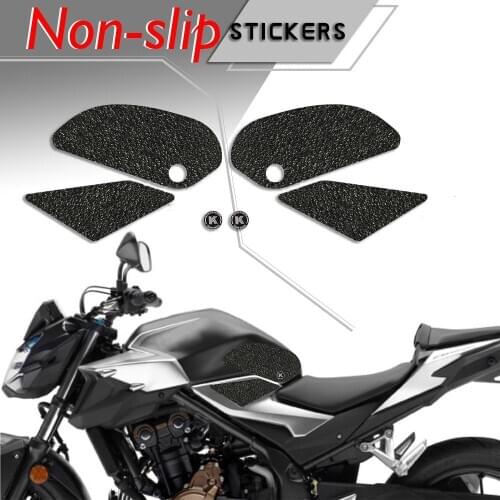 Motorcycle protection pad tank grip fuel tank pad sticker gasoline knee traction side Non-slip decals for HONDA 19 CBR500R