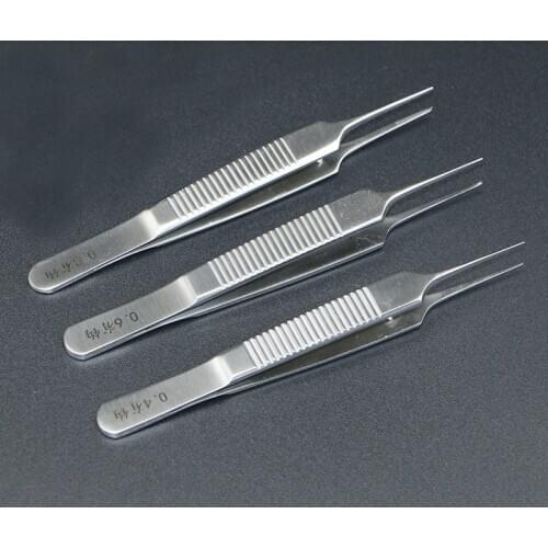 Double eyelid surgical tweezers, cosmetic plastic tweezers, microscopic ophthalmic instruments, small tweezers, stainless steel