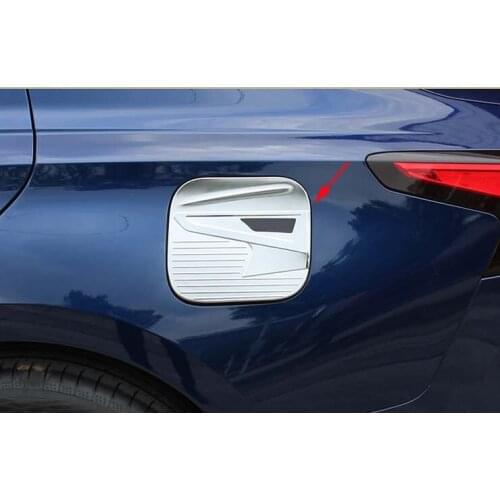 Chrome ABS Fuel Oil Tank Gas Cap Cover Trim for 2019-2020 Nissan Altima Sedan 1PCS