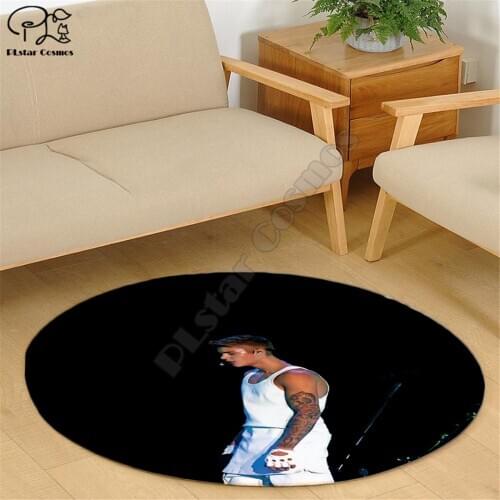 Justin Bieber pattern carpet Square Anti-Skid Area Floor Mat 3D Rug Non-slip Mat Dining Room Living Room Soft Bedroom Carpet