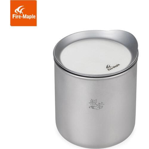Fire Maple Outdoor Lightweight Portable Climbing Camping Trip Travel Titanium Cup 168g 260ml FMP-STM