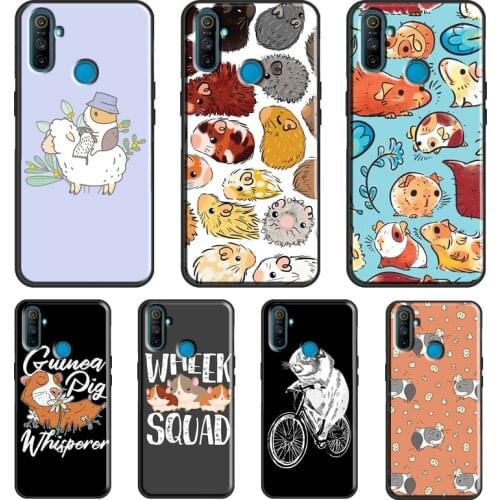 Cartoon Guinea Pig For OPPO Realme Q3 6 7 8 Pro GT Neo C21 C11 C3 Funda For OnePlus 8 Pro 9 Pro 8T 9R Case