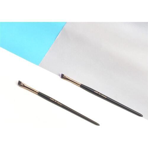 MyDestiny 048 Angled Liner / 049 Brow Brush - Professional Eyeliner Eyelash Eye Brow Brush - Beauty Makeup Blender Tool
