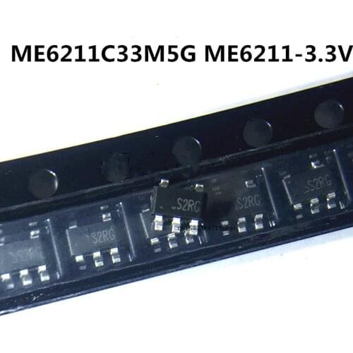 Original 50pcs/ ME6211C33M5G ME6211-3.3V SOT23-5 S2