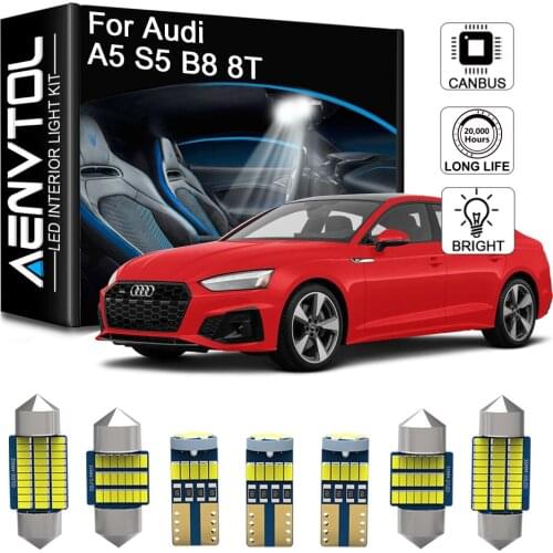 Seker For Audi A5 S5 RS5 B8 8T Coupe Sportback Canbus Interior LED Vehicle Lights Inside Parts Map Dome Trunk Error Free Lamp