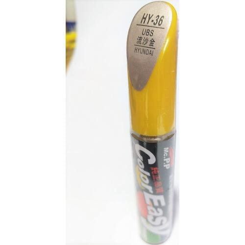 Car scratch repair pen, auto paint pen biege color for Hyundai Elantra solaris,car painting pen