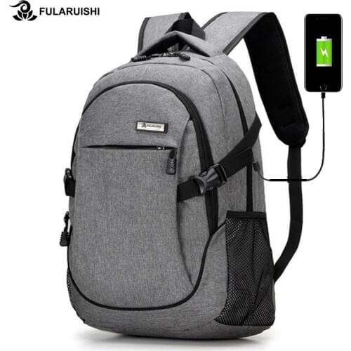 Multi-function Waterproof Nylon Backpack Female Unisex Men Backpacks for Laptop Women Notebook Bag Schoolbag Backpack 15.6 Inch