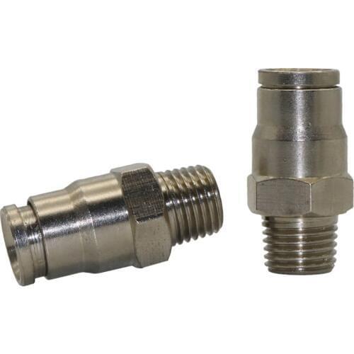 Hose connector Transformer 1/4" male thread to 3/8" Quick Coupling Agriculture Greenhouse mist system Joiner 10 Pcs