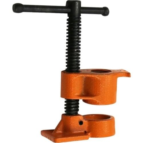 1/2inch Heavy Duty Pipe Clamp Woodworking Wood Gluing Pipe Clamp H-shaped Base Fixture Carpenter for Woodworking Tools