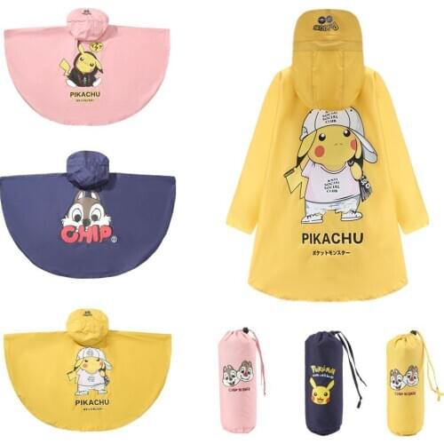 90-150CM Waterproof Raincoat For Children Kids Baby Rain Coat Poncho Boys Girl Primary School Students Rain Poncho Jacket Trench