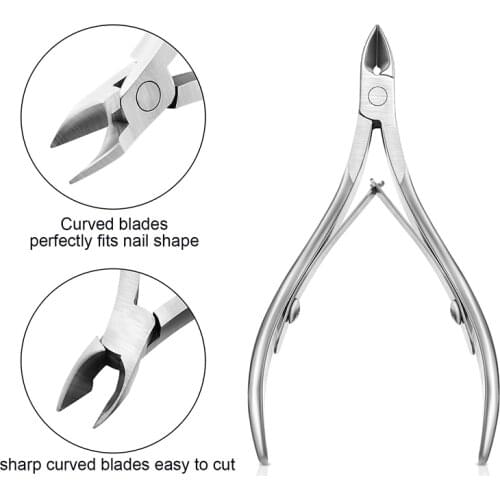 1Pc Cuticle Trimmer Stainless Steel Removal Cutter Cuticle Nail Scissors For Cuticles Nail Clipper Professional Tools Art Beauty