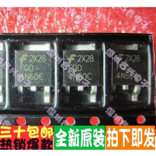 100% New&original FQD4N60C 4A600V TO-252