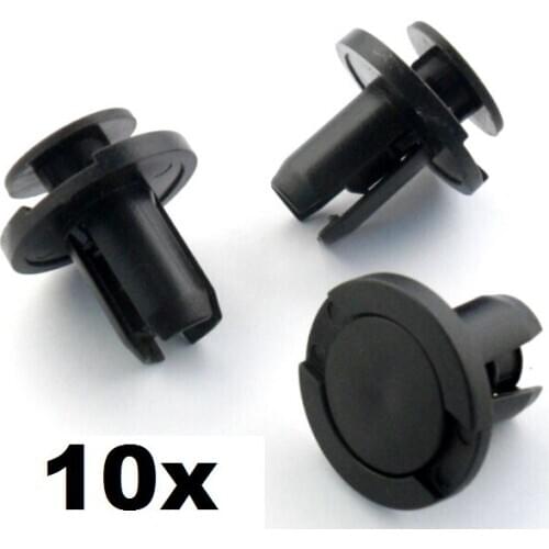 10x 10mm Push Fit For Honda Bumper, Grille & Engine Under Tray Trim Panel Clips #91503-S0K-A01
