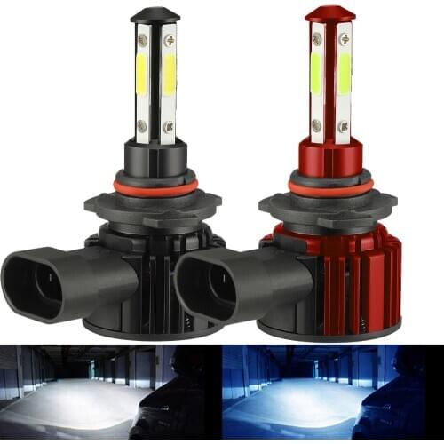 2X 10000LM 50W COB Fog Lights H11 H8 H9 H7 LED Headlight hb4 hb3 9005 9006 12V-24V 6000K 8000K Turbo Car Auto Headlamp Bulbs