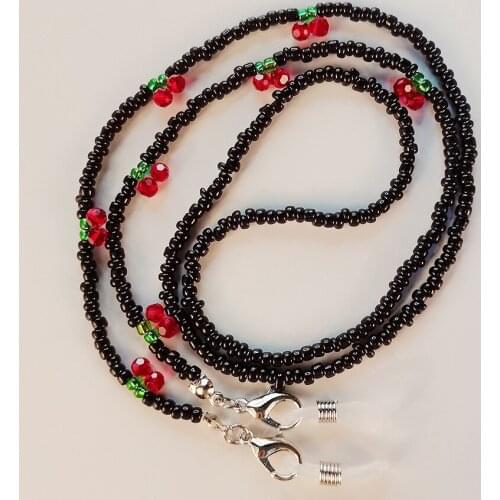 Sunglasses Masking Chains Mask Chains Cherry Eyeglasses Chain For Women Retro Metal Sunglasses Lanyards Eyewear Cord Holder