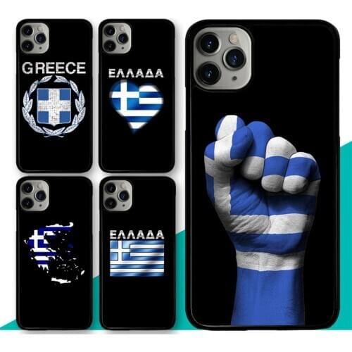 Greece Greek Flag TPU Case For iPhone SE 2020 11 12 Pro Max mini X XR XS MAX 6S 8 7 Plus Back Cover Capa