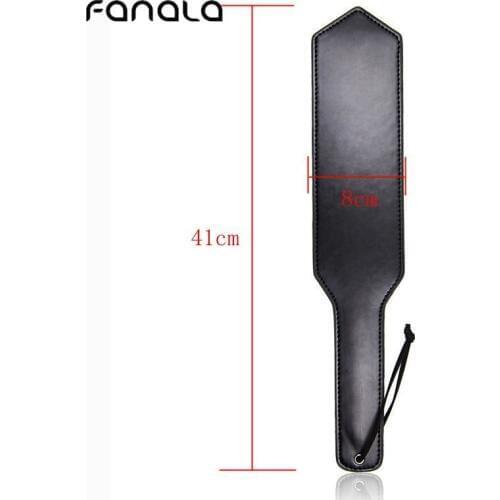 Black leather spanking paddle erotic Flogger Whip Sex Toys For Couple BDSM Whip Fetish Sex slave cosplay Adult Game Accessories