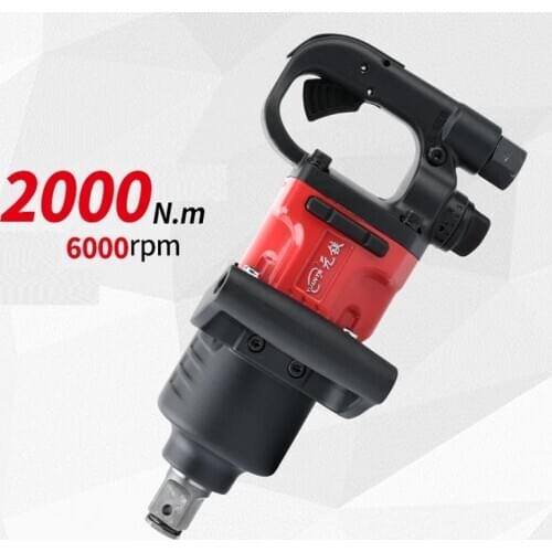 1",2000N.M air Impact torque wrench, heavy duty pneumatic spanner tool auto truck car tire install dismantle