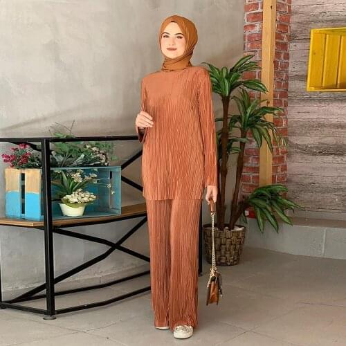 Eid Turkey Arabic Muslim Mubarak Dubai Abaya Hijab Dress Sets Islam Clothing Abayas For Women Robe Femme Musulman Ensembles