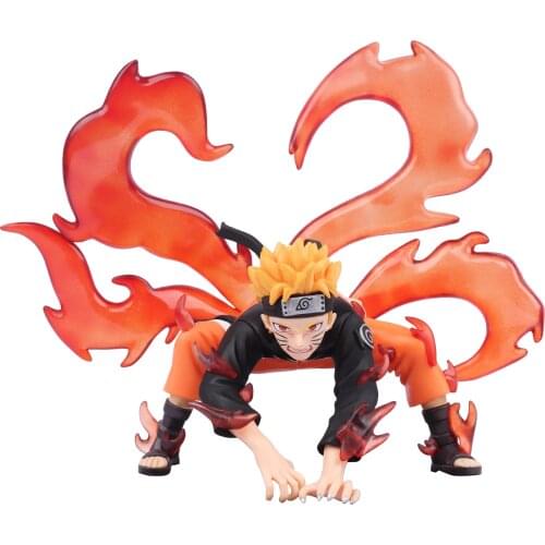 20CM Naruto GK Nine-Tailed Fox Hermit Model Doll Kawaii Action Figure Anime Figure Anime Childrens Gifts Naruto
