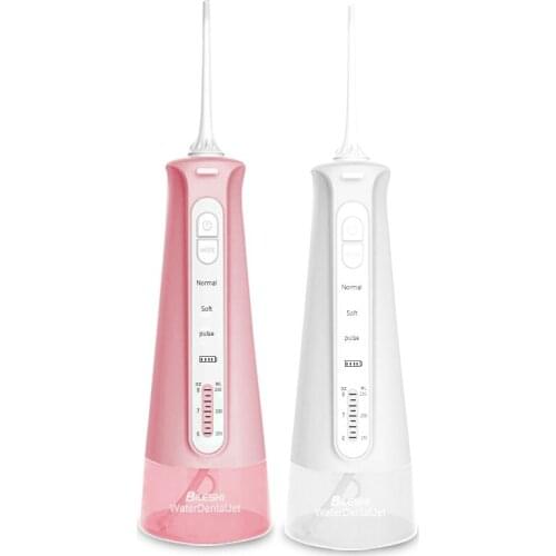 USB Rechargeable Cordless Dental Flosser Oral Irrigator 230ML Water Tank Teeth Cleaner