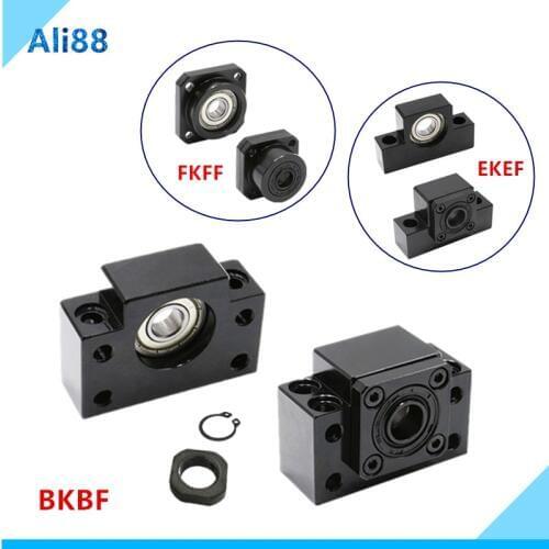 Ballscrew End Support BK/BF EK/EF FK/FF for SFU1204 SFU1605 SFU2005 SFU2505 SFU3205 SFU4005 lead screw CNC ball screw Parts