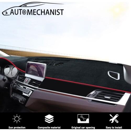 Car Dashboard Cover Mat Sunshade Pad Dashboard Carpet For BMW X1-F48 3 Series F30 5 Series F10/G30 Car Interior Accessories