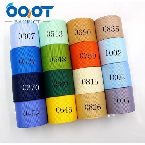 OOOT BAORJCT 181015-L38mm-3,38mm 10yards Solid Color Ribbons Thermal transfer Printed grosgrain,DIY Clothing handmade materials