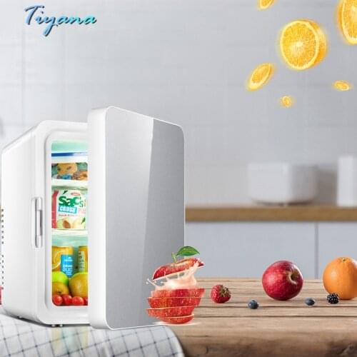 12V/48W 4L Mini Car Refrigerator 2 Layer Car Fridge Cooler Warmer Portable Camping Fridge Freezer For Home Travel Camping 5