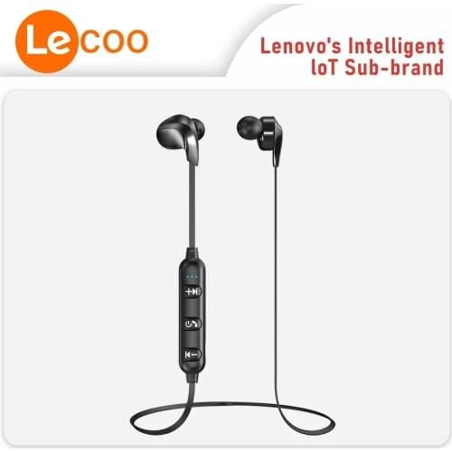Lecoo ES204/H204 Neckband Headphones Sport Bluetooth Earphone TWS 5.0 Speakers Wireless HIFI Earbuds Stereo Running Earphone